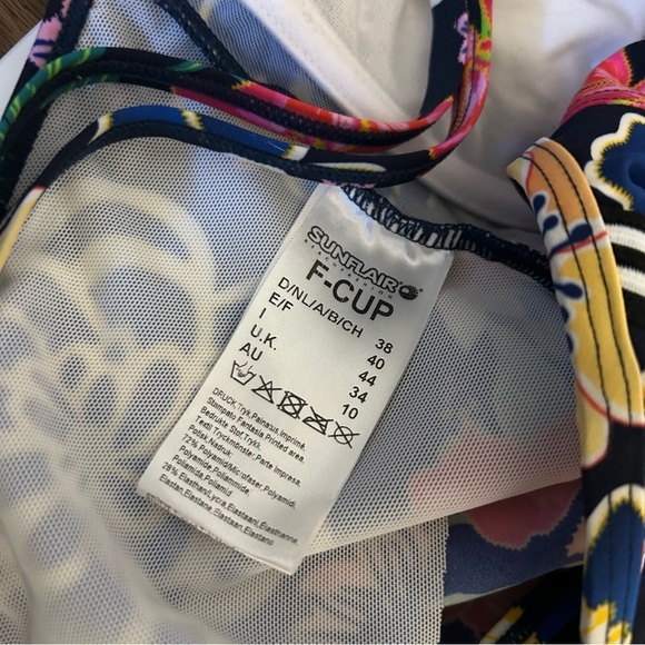NWT Sunflair Swimming Top US 10 F Cup - Picture 5 of 10
